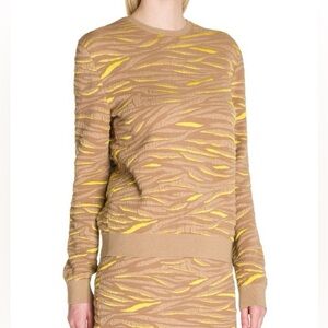 Stella McCartney Wool Animal Print Sweater